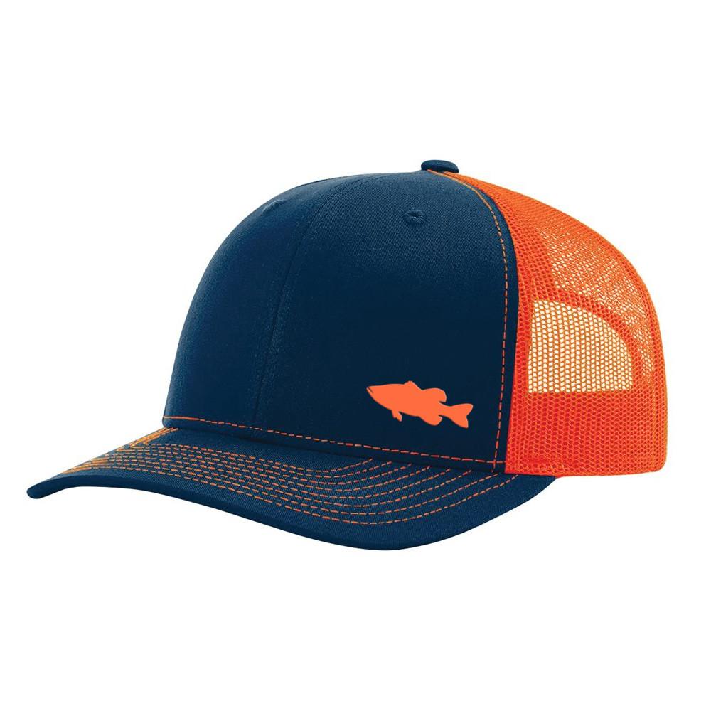 Bass Fishing Hat - Navy / Orange – Basscasters USA